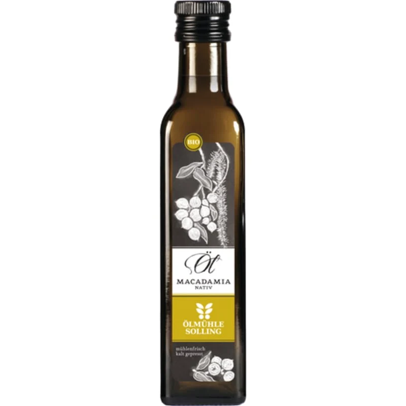Huile de macadamia biologique