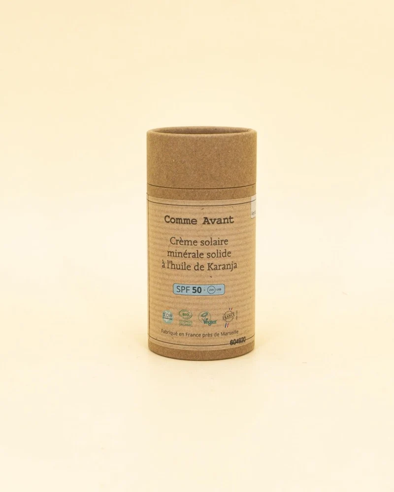 Crème solaire minérale - SPF 50 - Huile de Karanja