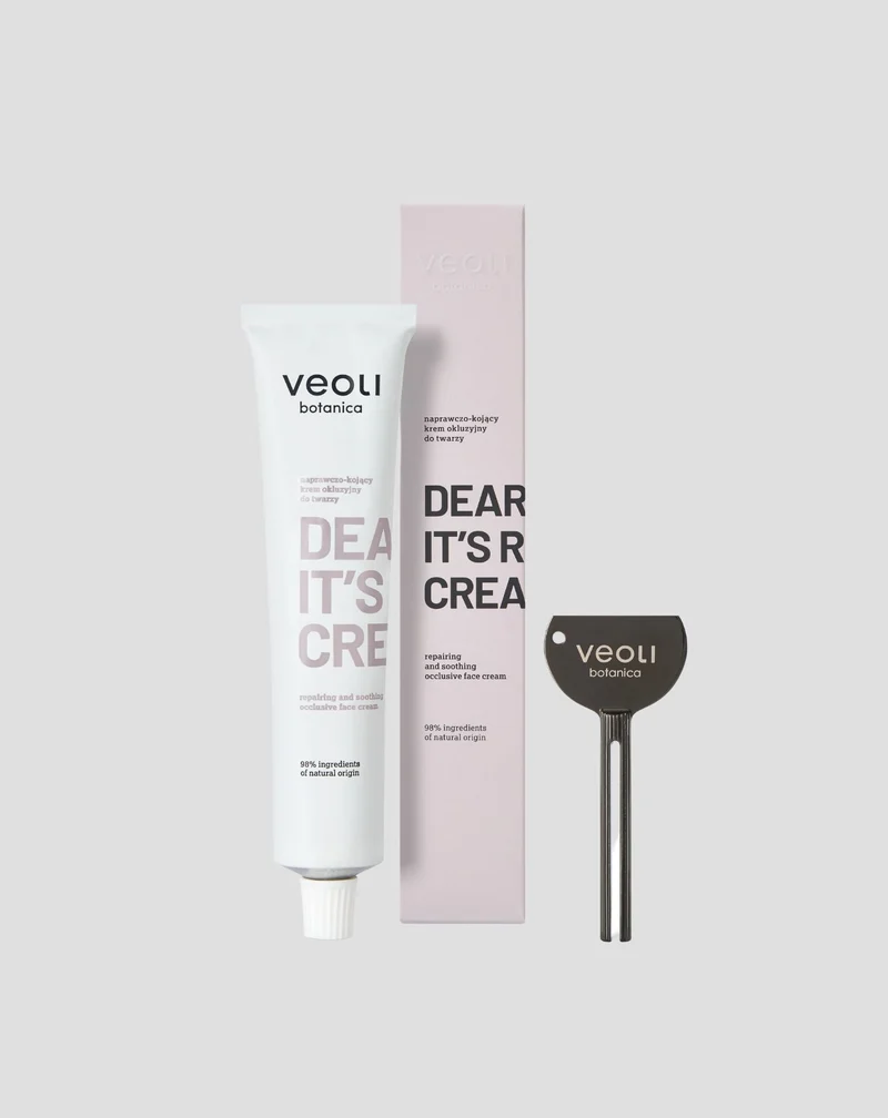 Crème occlusive réparatrice et apaisante Chère peau, c'est une crème riche pour le visage Veoli Botanica