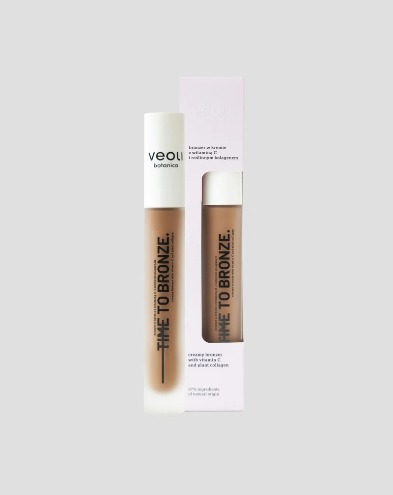 Time to bronze crème bronzante à la vitamine E et au collagène végétal par Veoli Botanica