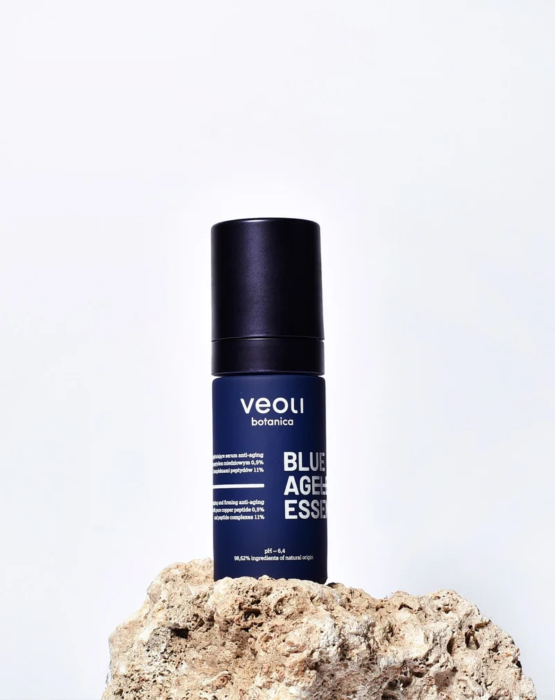 Sérum anti-âge Blue ageless essence au peptide de cuivre et aux complexes peptidiques Veoli Botanica