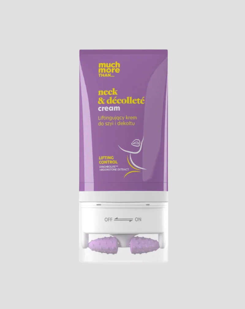 Crème liftante pour le cou et le décolleté pour réduire les rides et les signes de fatigue Much More Than