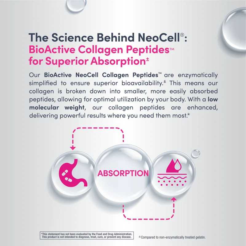 Advanced Collagen Peptides + Hyaluronic Acid + C, 13.7 oz (390 g) Powder