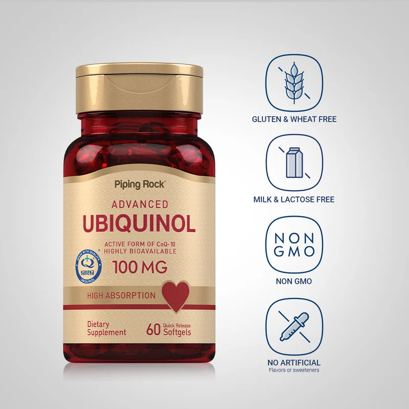 Ubiquinol, 100 mg, 60 Quick Release Softgels