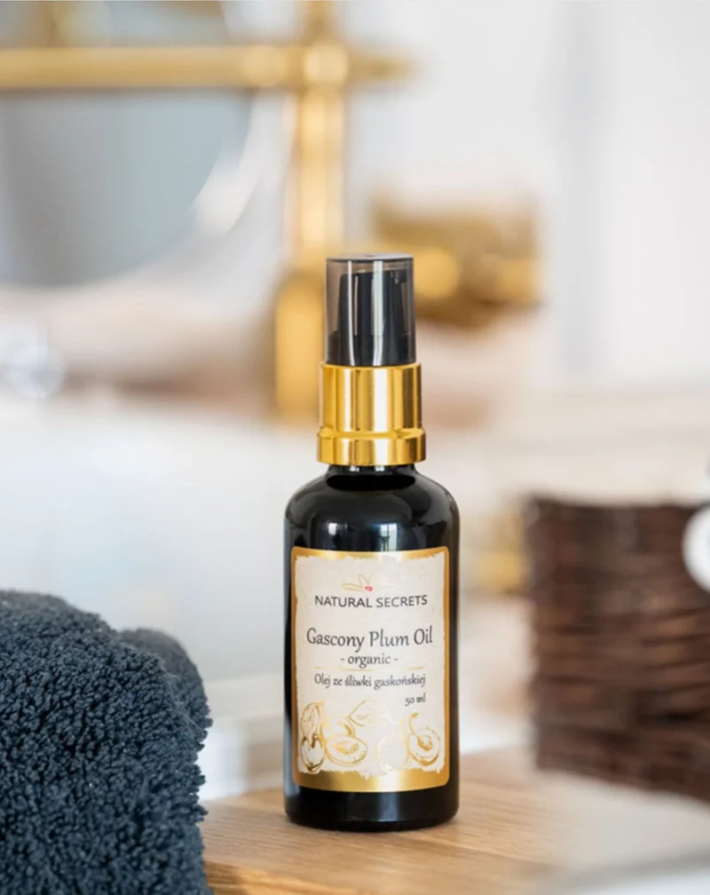 Huile luxueuse de prune de Gascogne française 100% biologique Natural Secrets