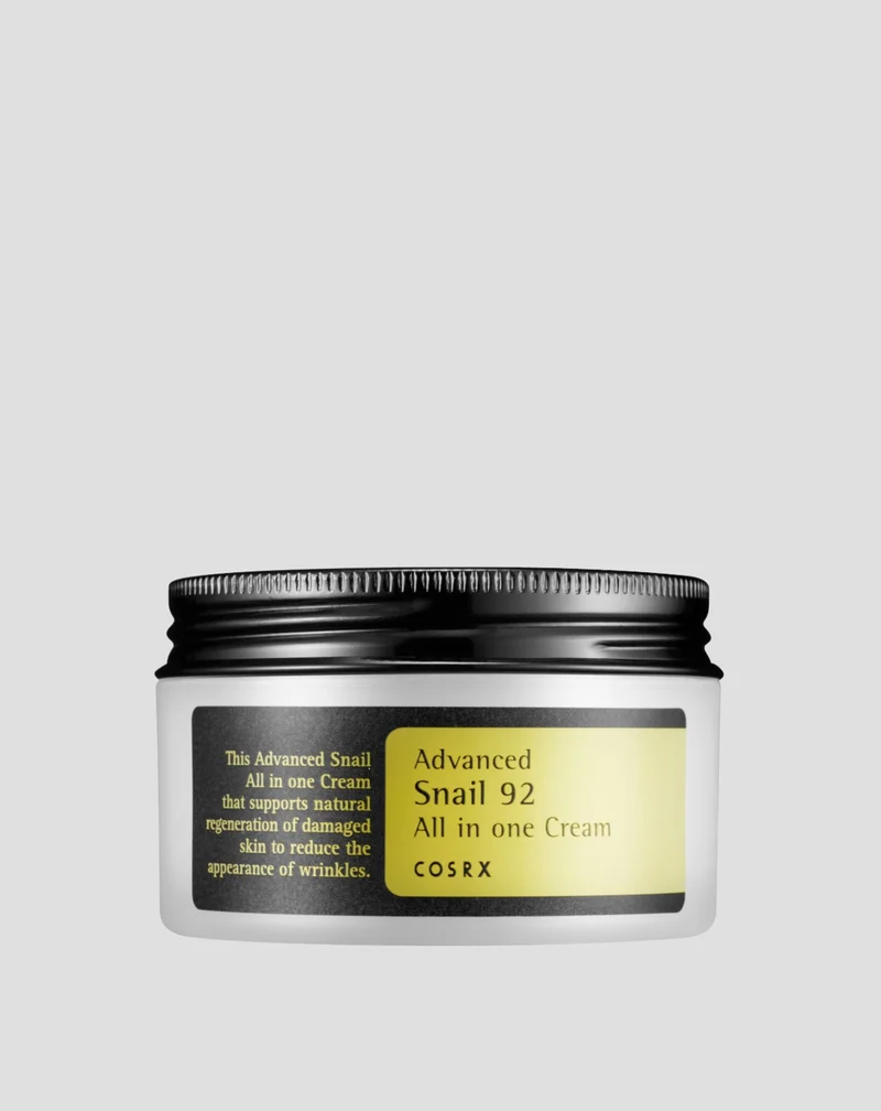 Crème régénérante et hydratante au mucus d'escargot Advanced Snail 92 All In One Cream COSRX