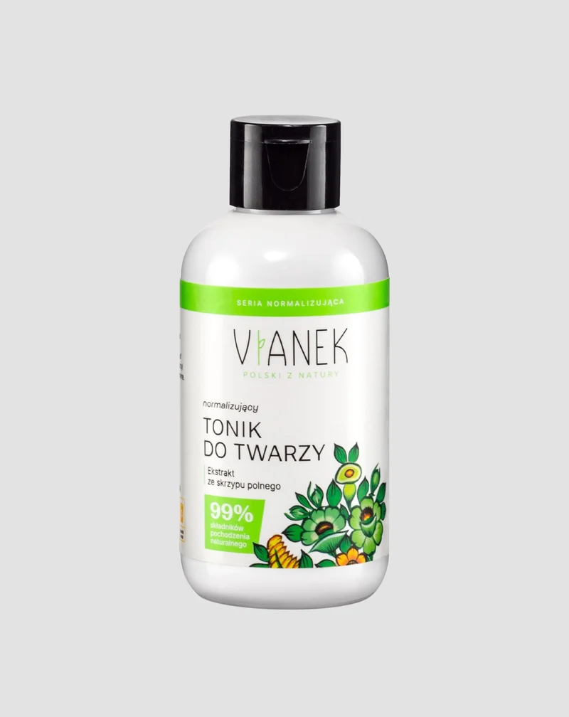 Tonique facial normalisant à la prêle des champs et à l'aloe vera pour les peaux à problèmes Vianek
