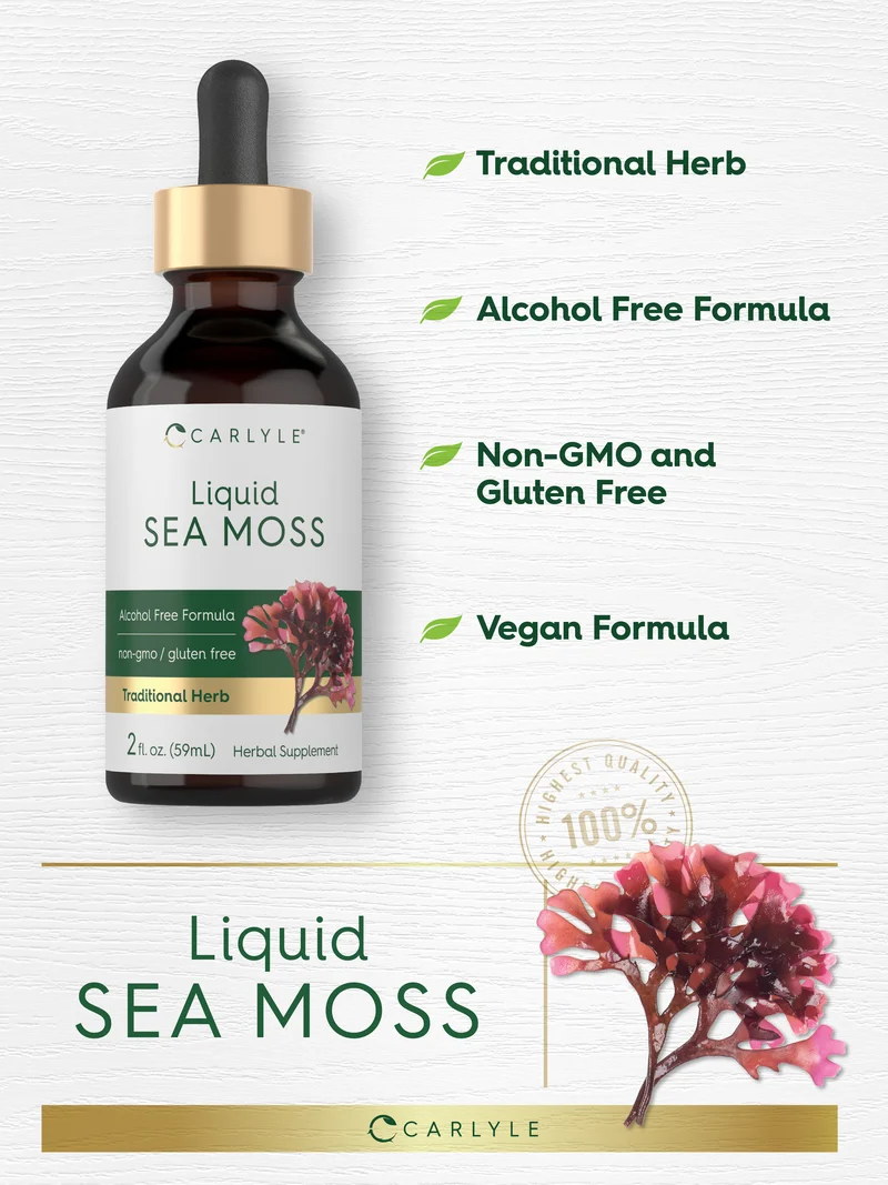 Liquid Sea Moss, 2 fl oz (59 mL) Dropper Bottle