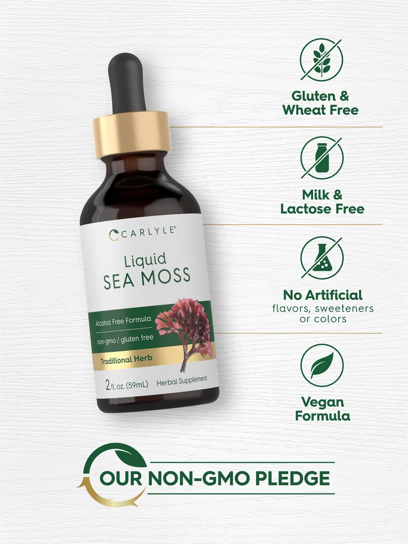 Liquid Sea Moss, 2 fl oz (59 mL) Dropper Bottle