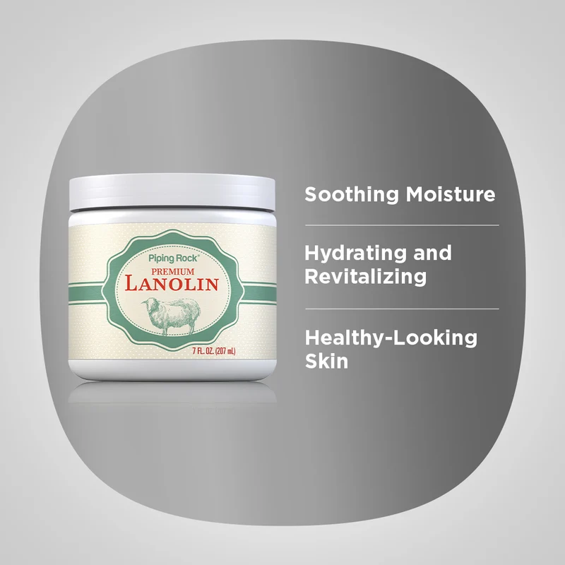 Pure Lanolin Cream, 7 fl oz (207 mL) Jar, 2 Jars
