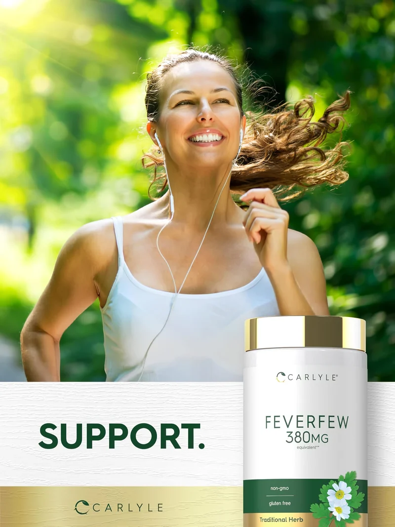 Feverfew, 380 mg, 180 Quick Release Capsules
