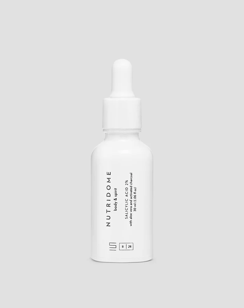 Sérum Nutridome à 2 % d’acide salicylique, niacinamide et aloe vera – pour les peaux à imperfections et sujettes à l’acné