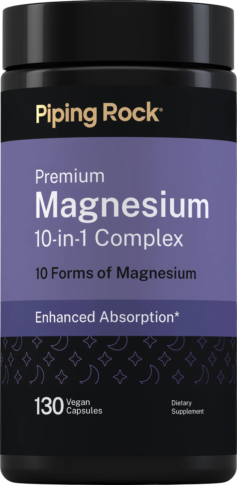 Magnesium "10" Complex, 130 Vegan Capsules