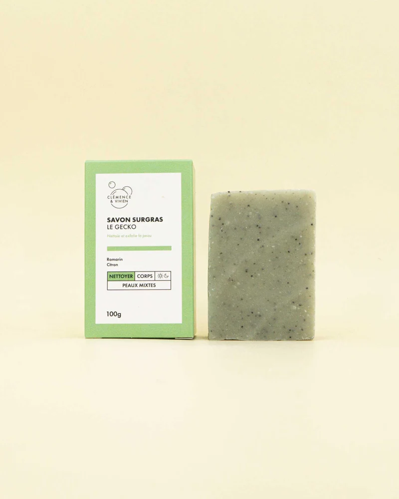 Savon solide - Romarin & Citron (Le Gecko)