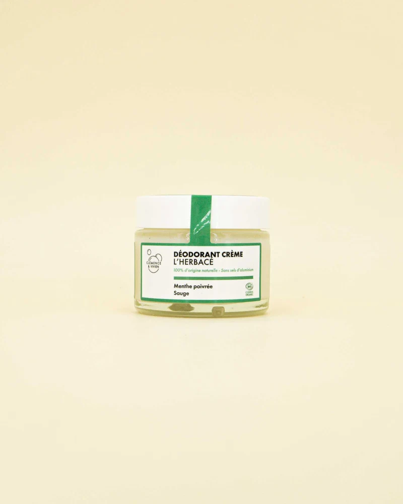 Déodorant baume - Menthe poivrée & Sauge (L'herbacé)