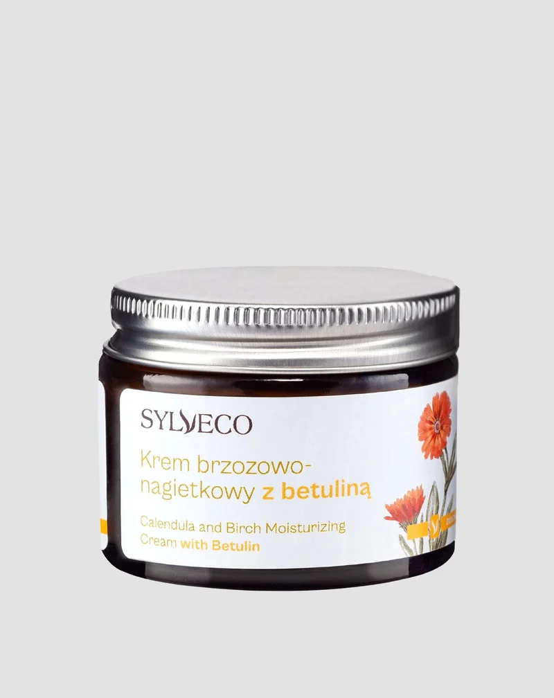 Crème apaisante et régénérante au bouleau et au souci à la bétuline pour les peaux sensibles Sylveco