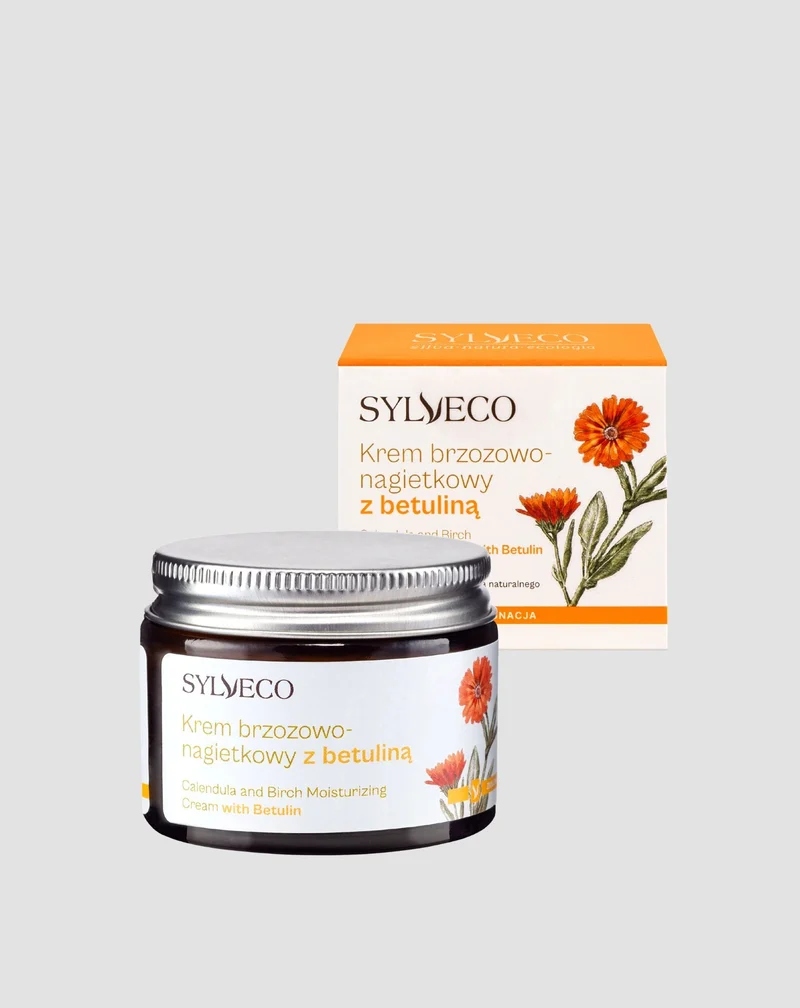 Crème apaisante et régénérante au bouleau et au souci à la bétuline pour les peaux sensibles Sylveco