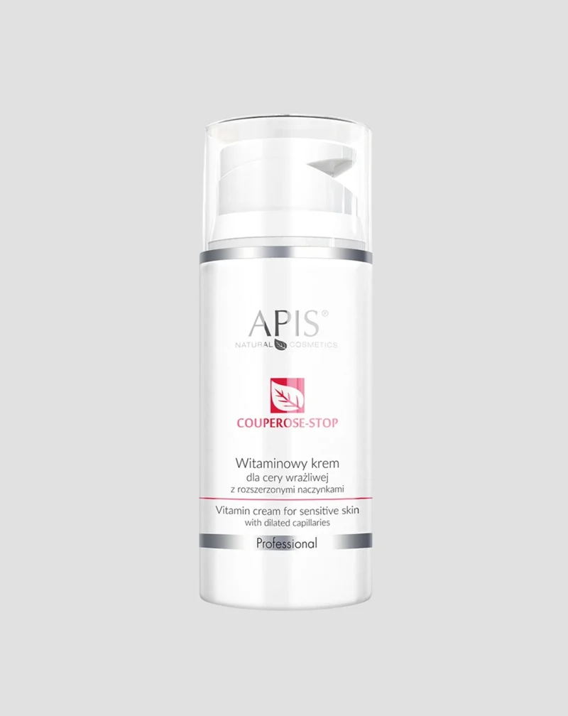 Crème vitaminée pour peaux sensibles avec capillaires dilatés Couperose-Stop Apis