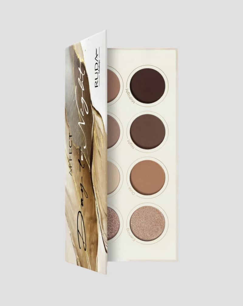Palette d’ombres à paupières Day to Night dans les teintes nude Affect