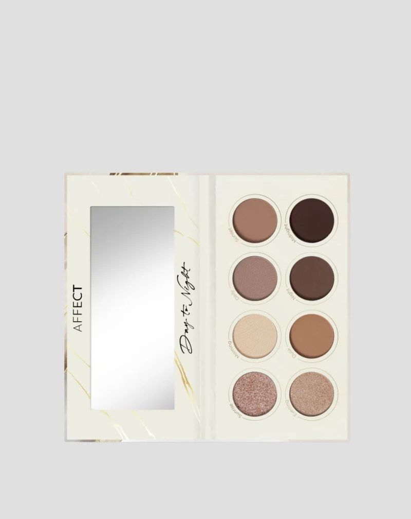 Palette d’ombres à paupières Day to Night dans les teintes nude Affect