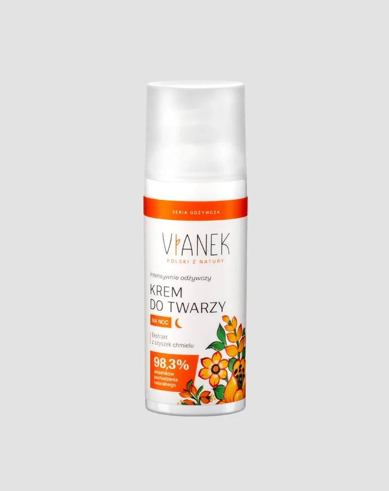 Vianek Crème de nuit nourrissante intensive à l'extrait de houblon