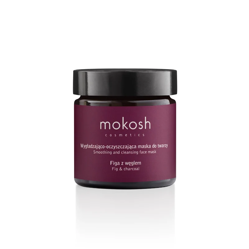 Masque visage lissant et nettoyant Figue au charbon Mokosh 60 ml