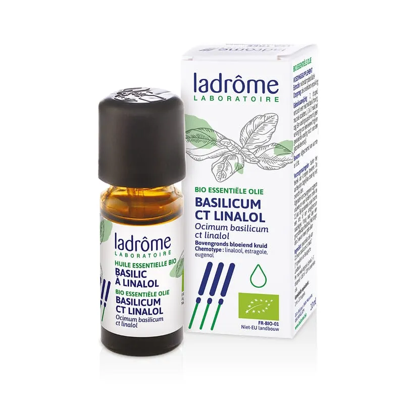 Huile essentielle de basilic bio Ladrôme