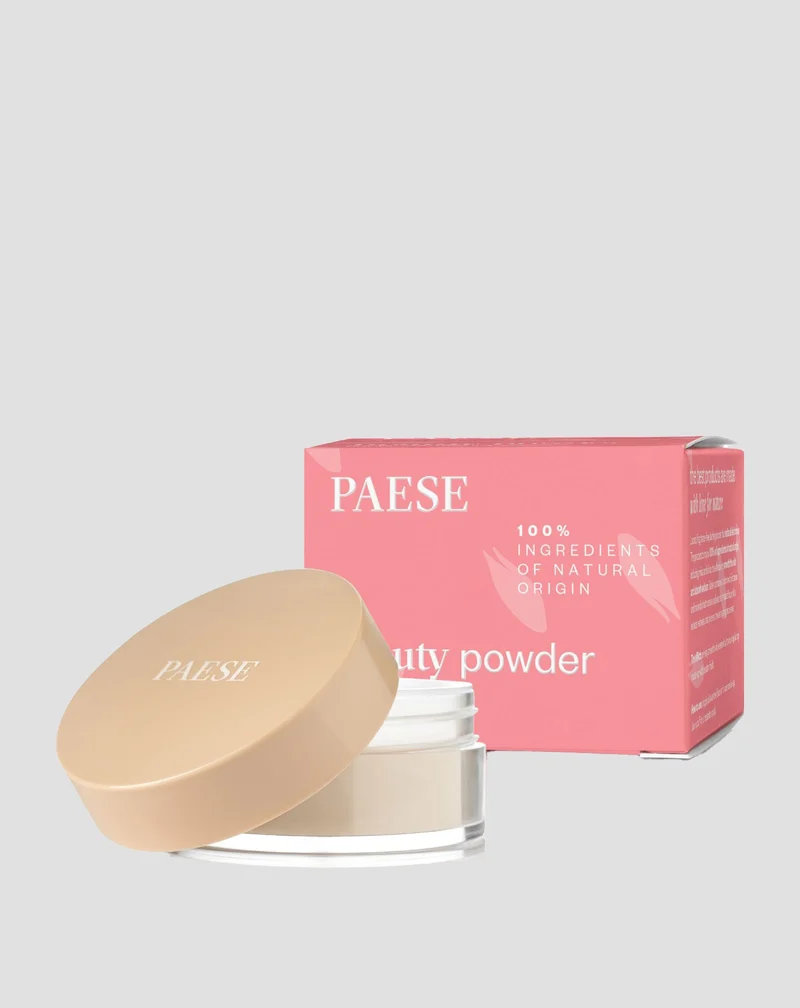 Poudre naturelle en vrac à base d'orge pour fixer et matifier le maquillage Paese