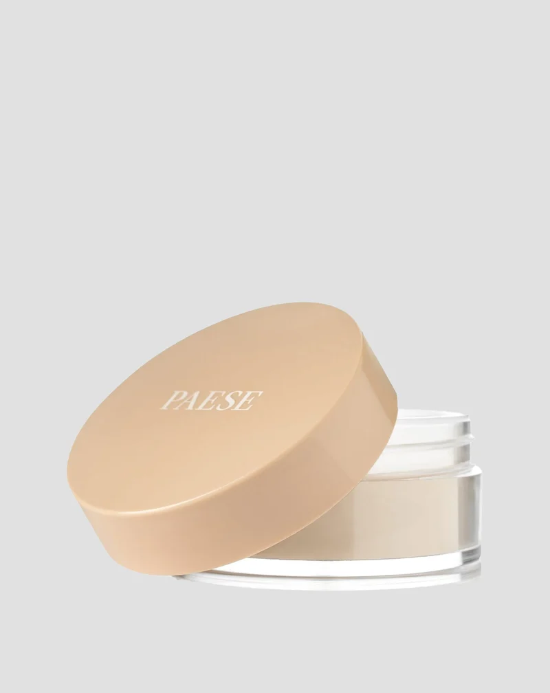 Poudre naturelle en vrac à base d'orge pour fixer et matifier le maquillage Paese