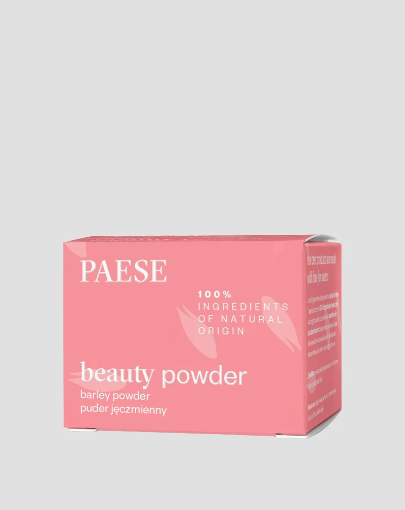Poudre naturelle en vrac à base d'orge pour fixer et matifier le maquillage Paese