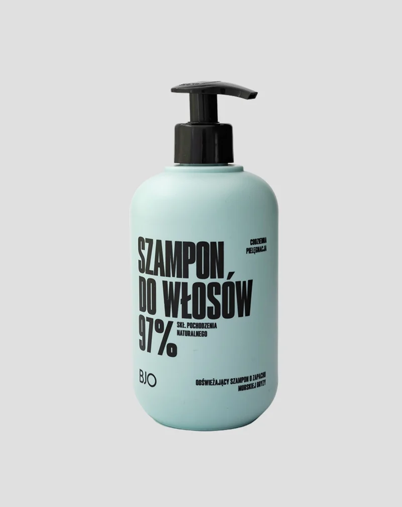 Shampooing rafraîchissant pour cheveux normaux au parfum de brise marine Bjo