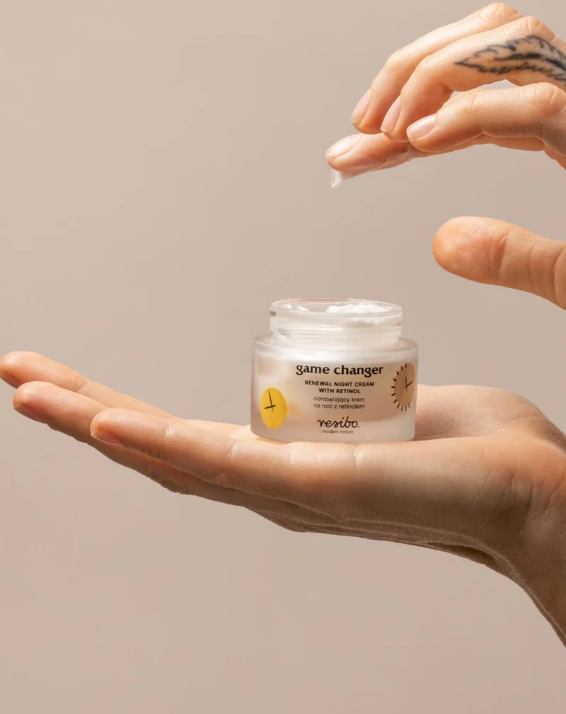 Crème naturelle au rétinol pour le visage Game Changer 30 ml Resibo
