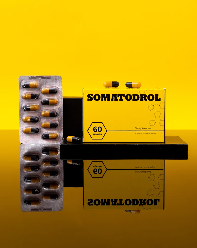 Booster de testostérone pour la prise de force et de masse musculaire Somatodrol Iridium Labs 60 gélules