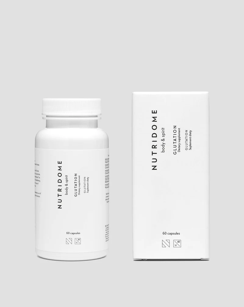 Complément alimentaire Glutathione Nutridome pour le soutien du système immunitaire - 60 pcs.