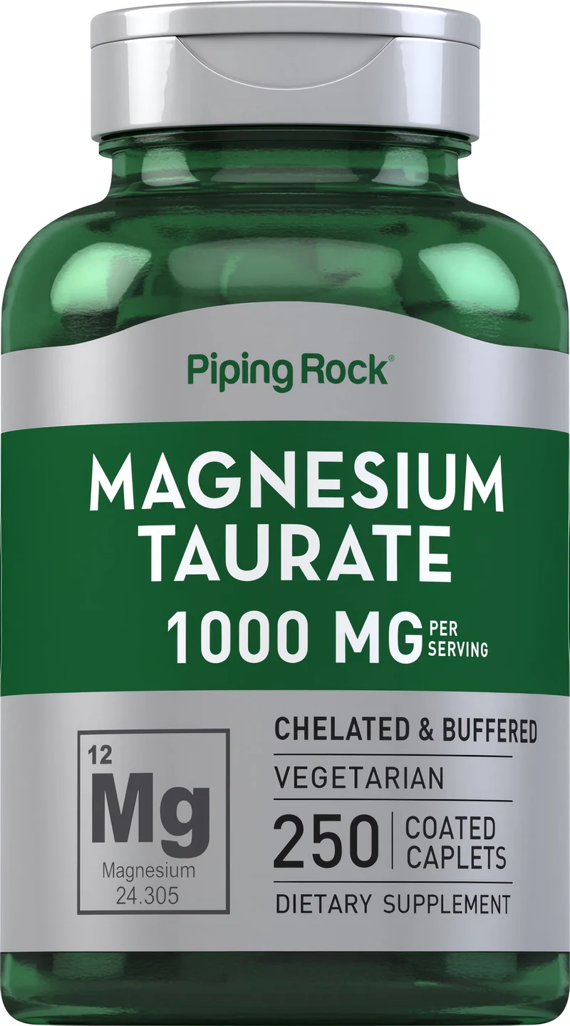 Magnesium Taurate, 1000 mg (per serving), 250 Coated Caplets