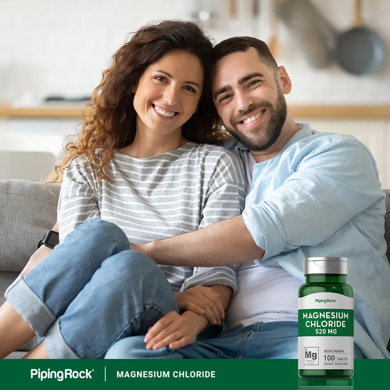 Magnesium Chloride, 520 mg, 100 Tablets, 2 Bottles