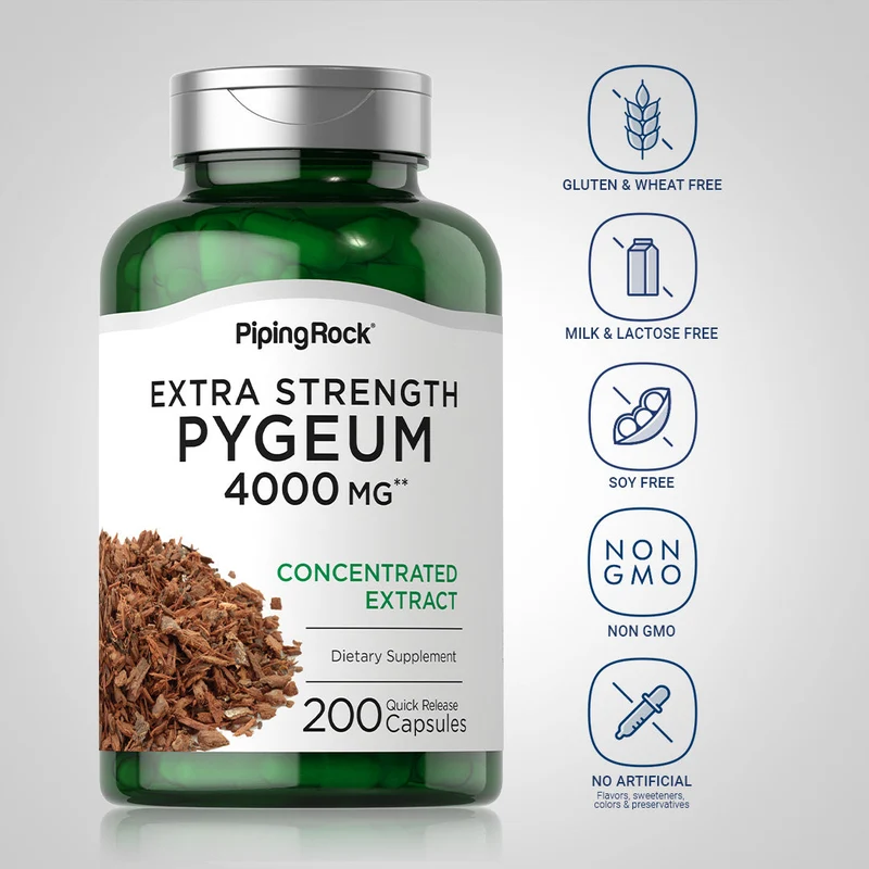 Extra Strength Pygeum, 4000 mg, 200 Quick Release Capsules, 2 Bottles