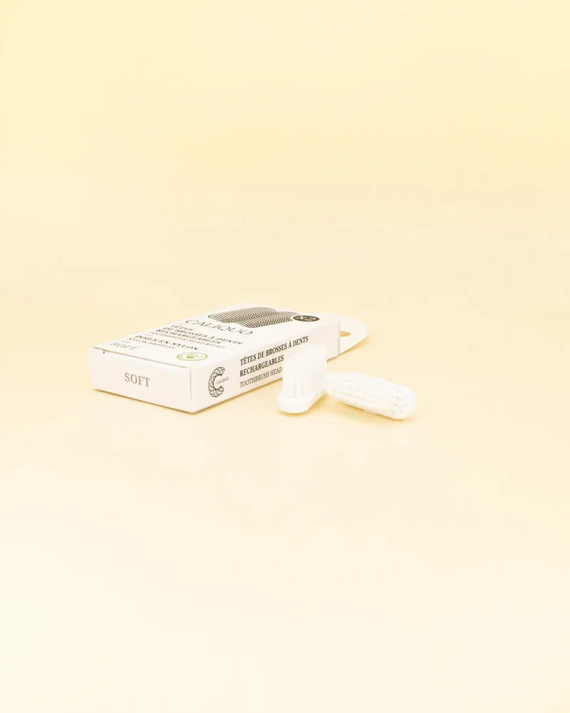 Recharges pour brosse à dent écologique - Poils souples (x2)