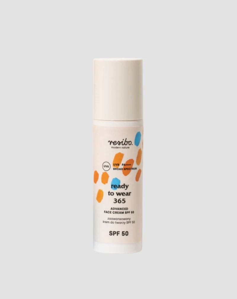 Crème visage avancée SPF 50 pour ralentir le vieillissement de la peau Ready to wear 365 Resibo
