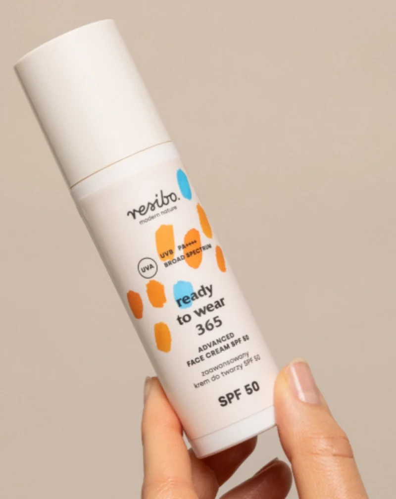 Crème visage avancée SPF 50 pour ralentir le vieillissement de la peau Ready to wear 365 Resibo