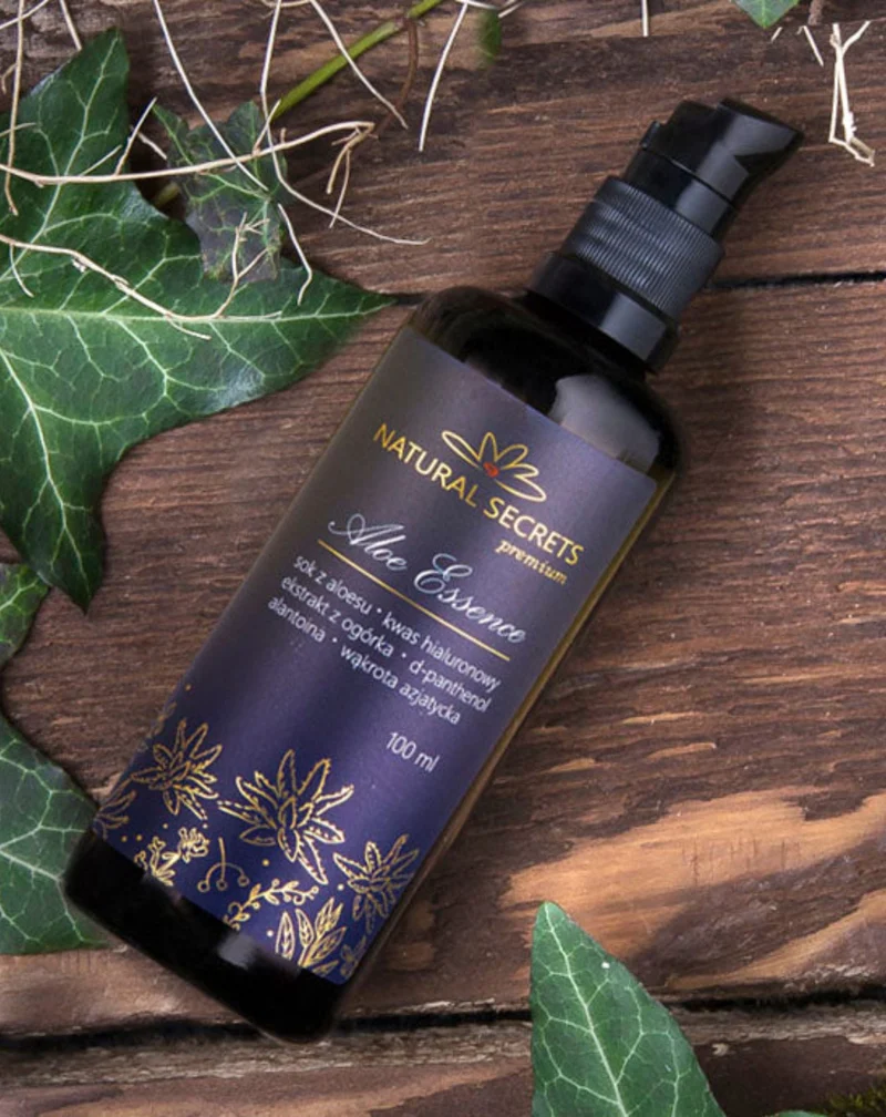 Essence multifonctionnelle d'aloe vera pour le visage, le corps et les cheveux sous forme de gel Natural Secrets