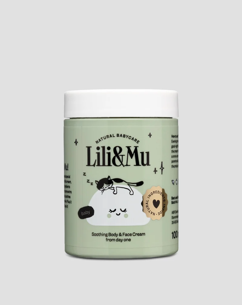 Crème hydratante intensive pour le visage et le corps des nourrissons et des nouveau-nés Lili&Mu