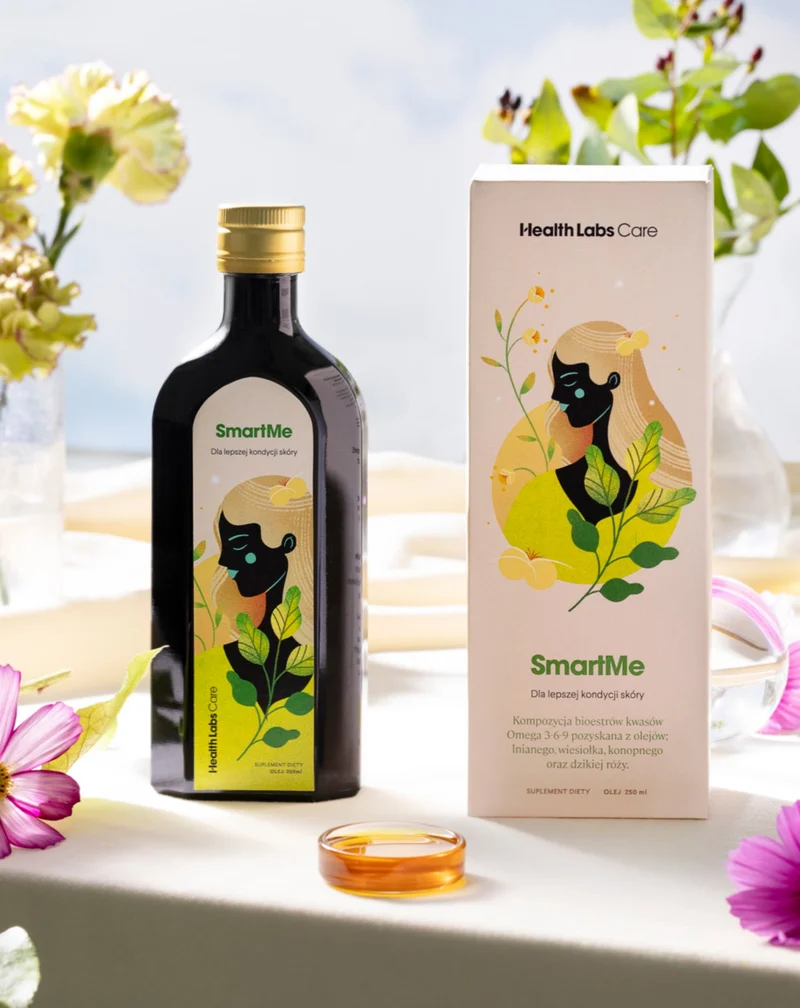 Supplément alimentaire pour l'amélioration et le maintien d'une peau saine SmartMe Health Labs Care