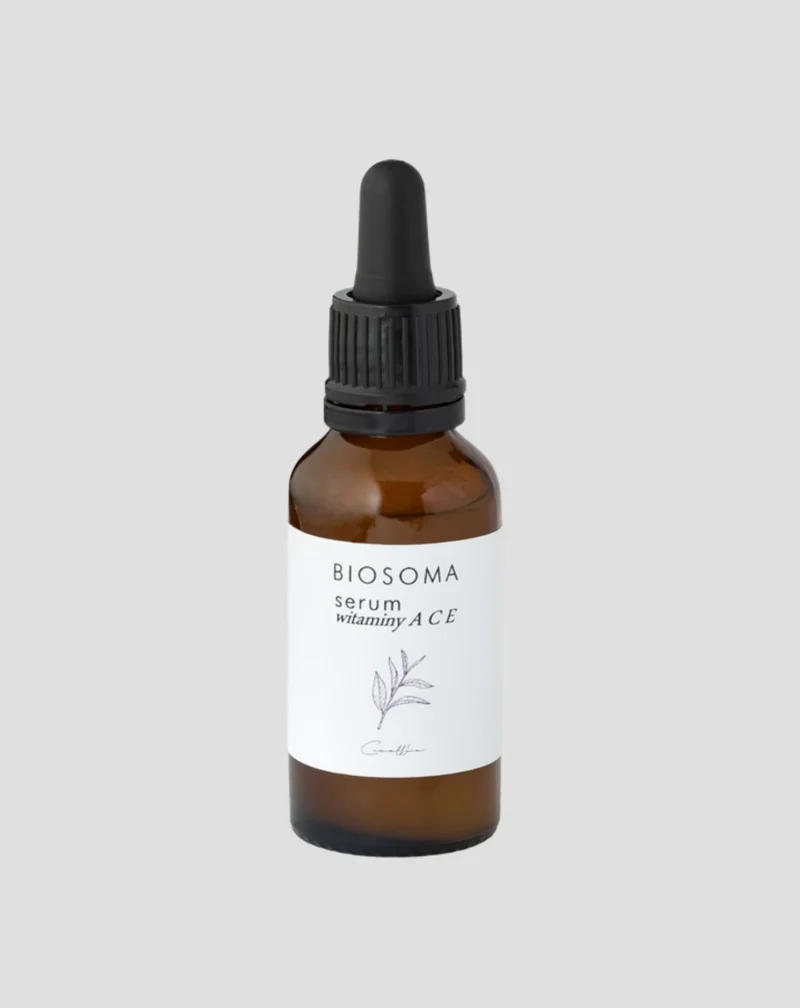 Sérum vitaminé pour le visage ACE pour unifier le teint, nourrir et lisser la peau Biosoma