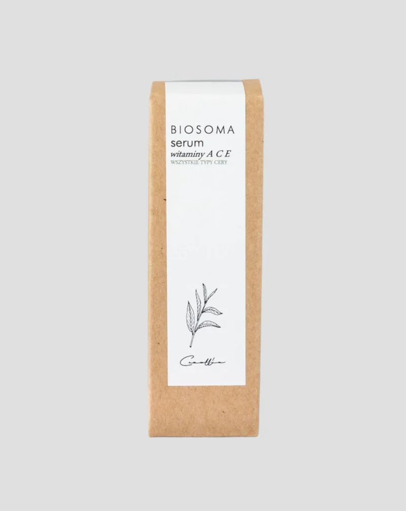 Sérum vitaminé pour le visage ACE pour unifier le teint, nourrir et lisser la peau Biosoma