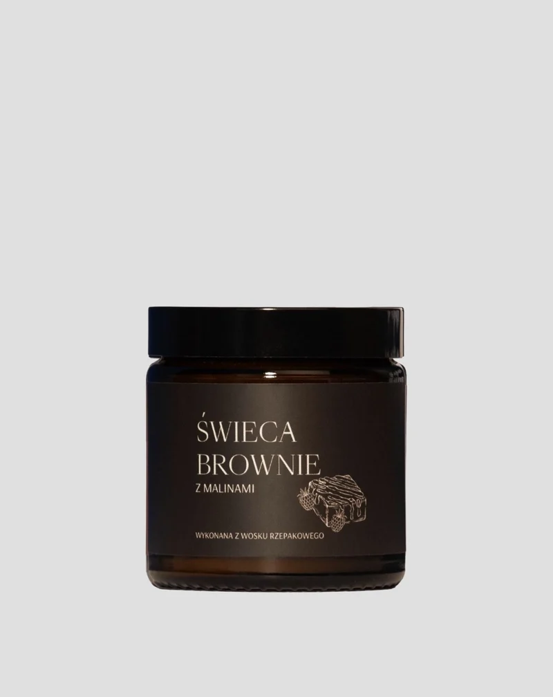 Bougie parfumée végétalienne au parfum de brownie à la framboise 120 ml MgLife