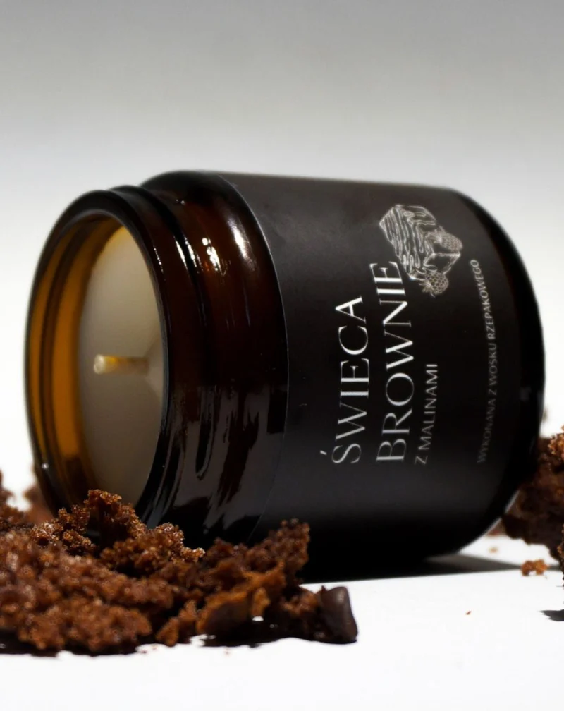 Bougie parfumée végétalienne au parfum de brownie à la framboise 120 ml MgLife