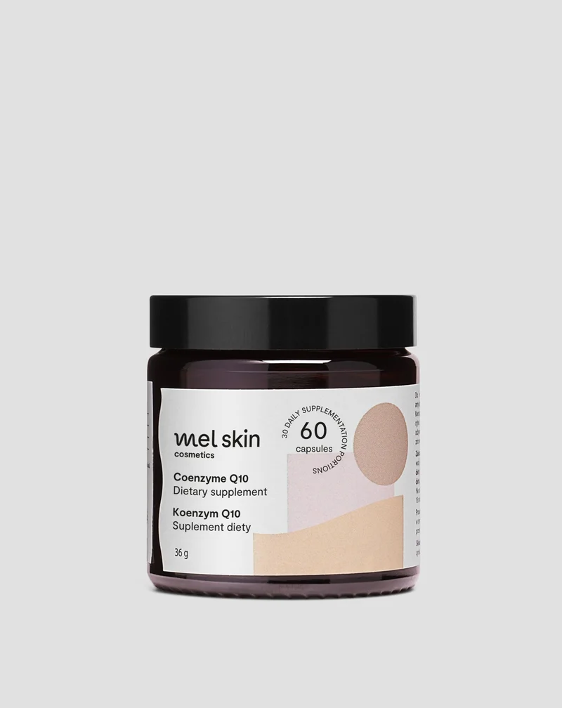 Coenzyme Q10 pour la santé cardiovasculaire et la beauté de la peau et des cheveux Mel Skin 60 gélules