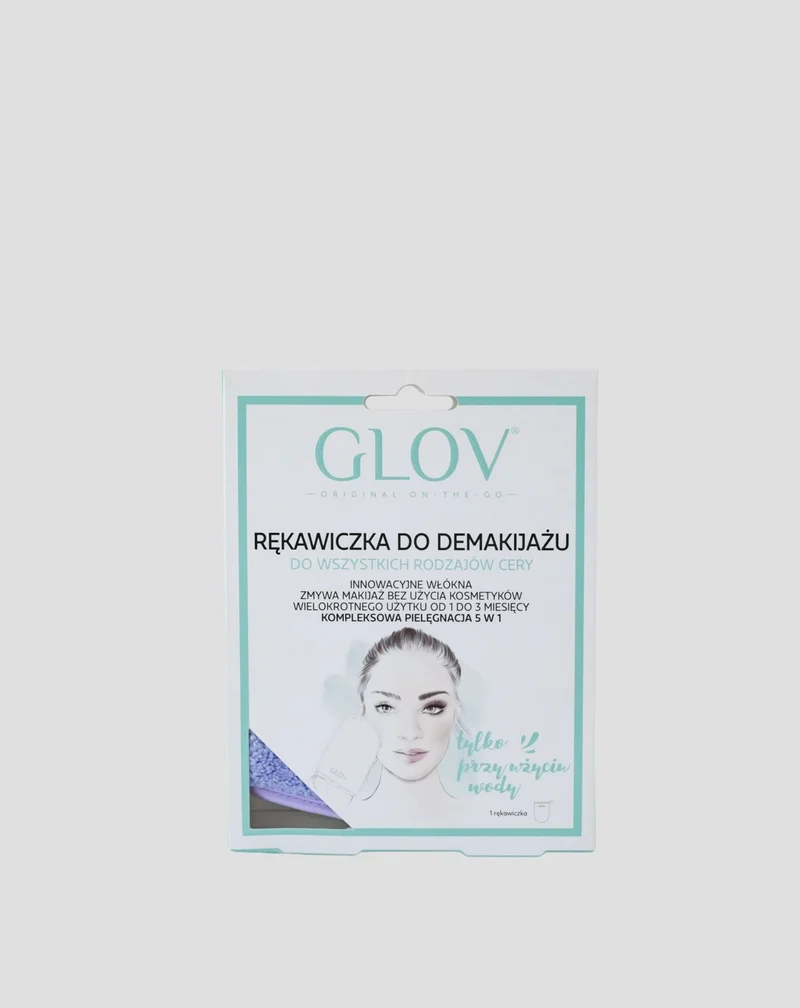 Gant de démaquillage et de nettoyage du visage réutilisable On-The-Go Very Berry Glov