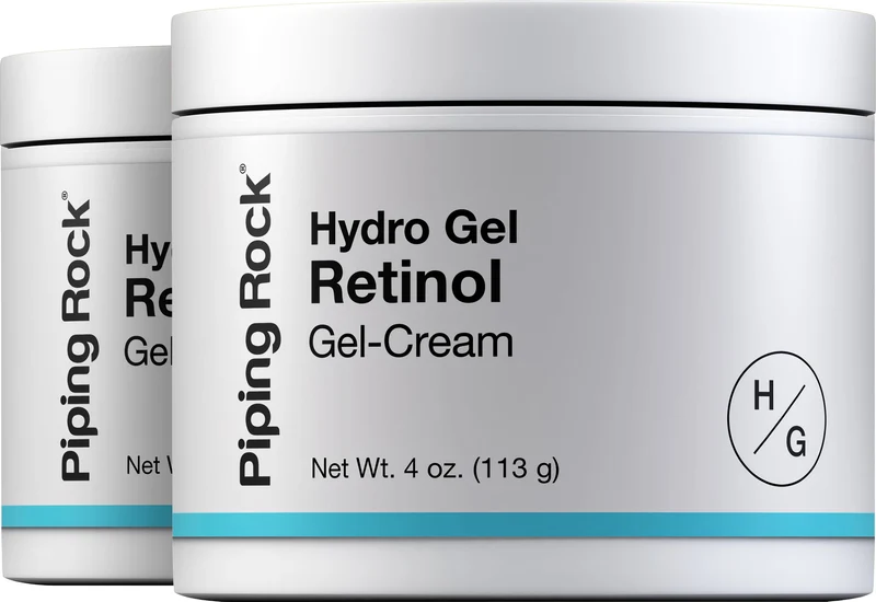 Retinol Gel Cream, 4 oz (113 g) Jar, 2 Jars